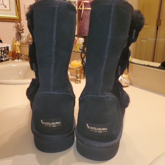 Ugg Koolaburra black fur boots - Picture 4 of 5